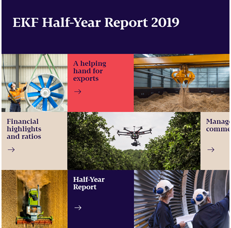 Image of EKF's half-year report 2019